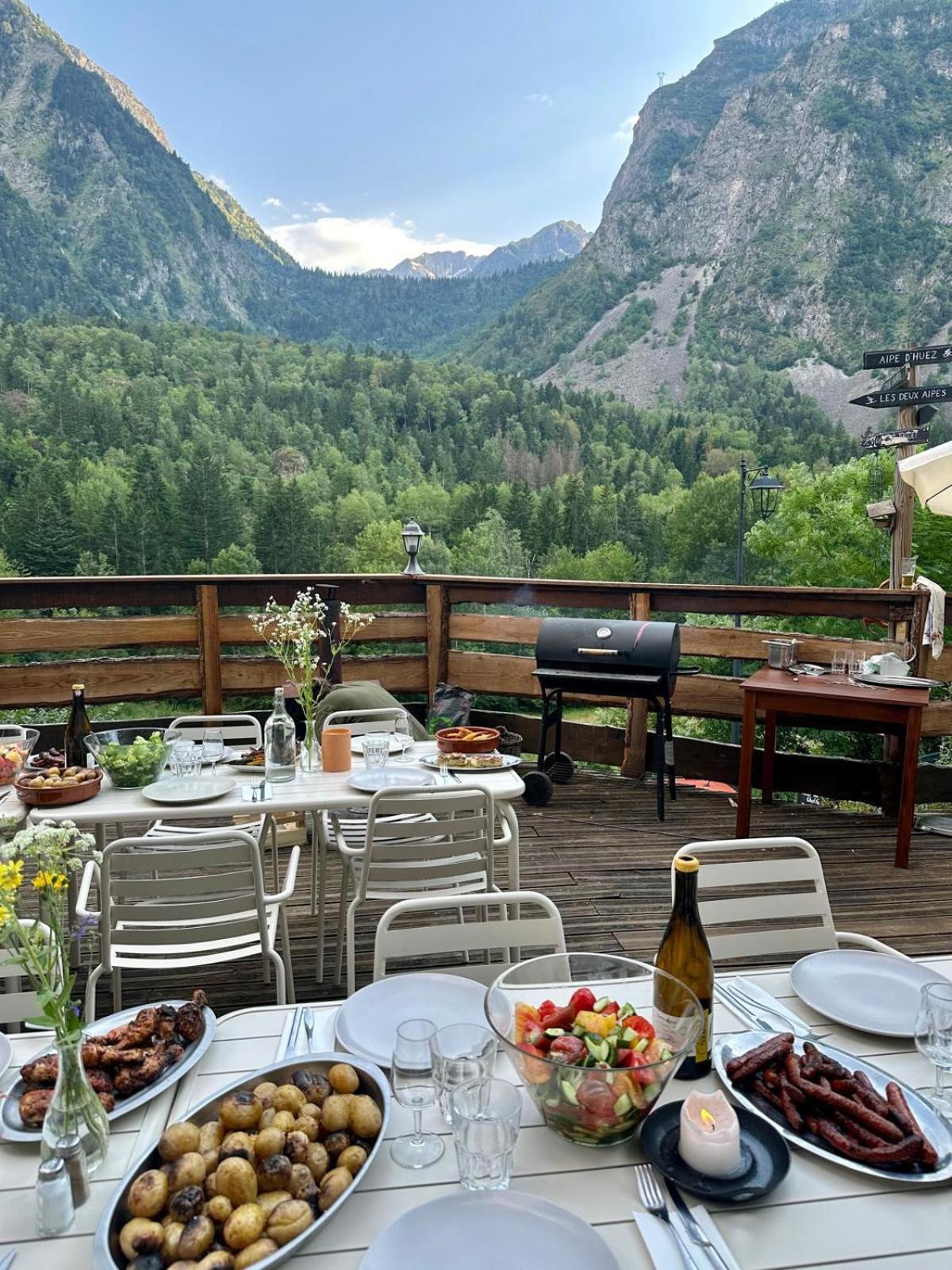 Hotel Au Bon Accueil Les Deux Alpes Exteriör bild