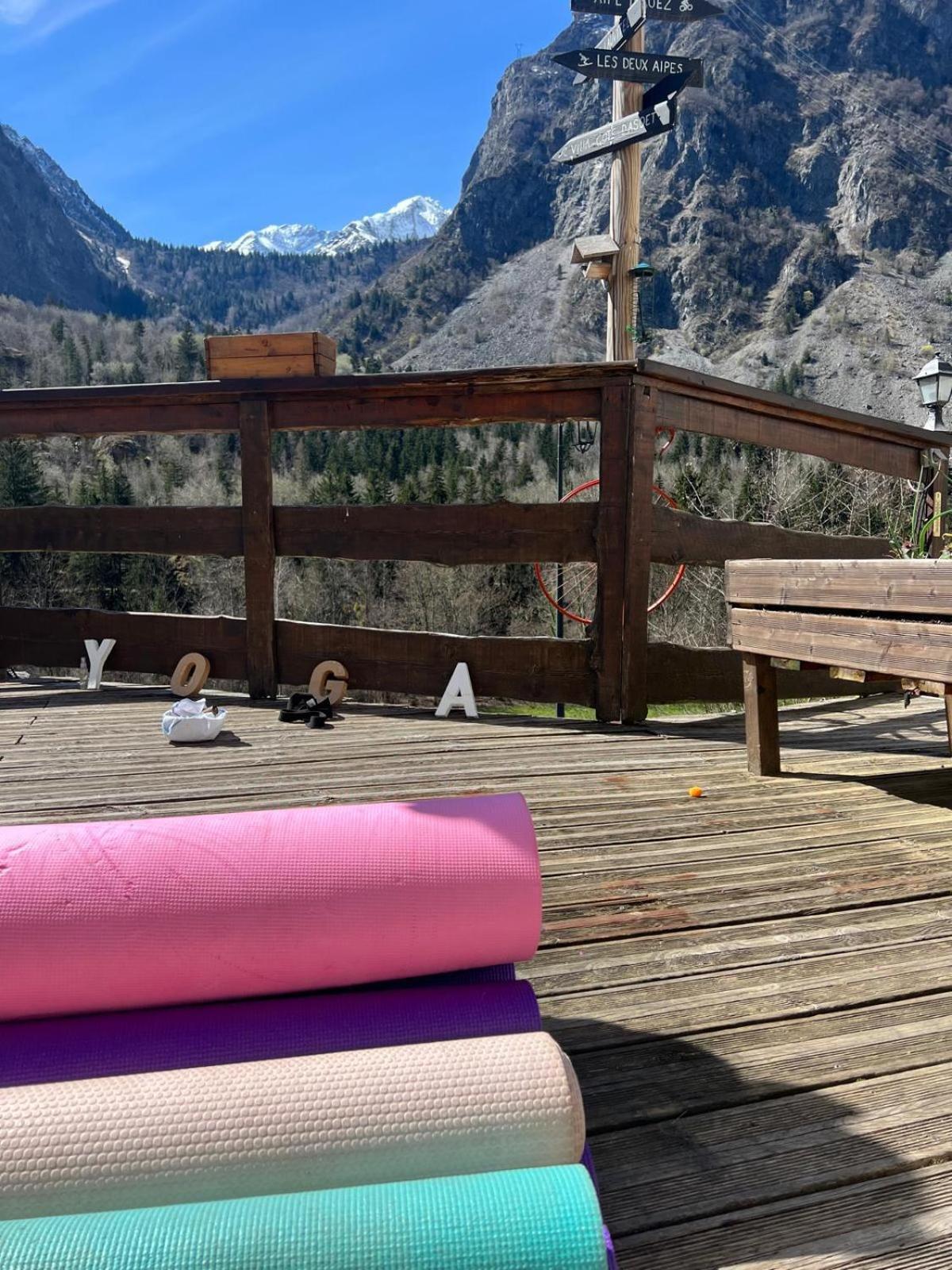 Hotel Au Bon Accueil Les Deux Alpes Exteriör bild