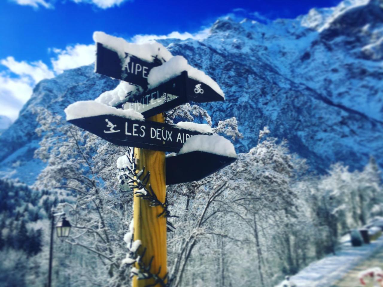 Hotel Au Bon Accueil Les Deux Alpes Exteriör bild