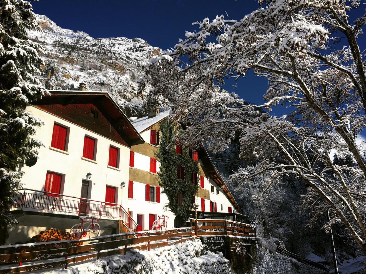 Hotel Au Bon Accueil Les Deux Alpes Exteriör bild